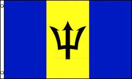 3&#39;x5&#39; Barbados Flag Outdoor Indoor Banner Lesser Antilles Island Caribbean 3x5 - £14.14 GBP