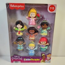 Fisher Price Disney Little People Princess 7 Tiana Ariel Moana Mulan Jas... - £26.11 GBP