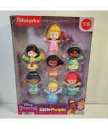 Fisher Price Disney Little People Princess 7 Tiana Ariel Moana Mulan Jas... - £25.66 GBP