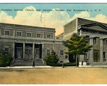 Christian Science Church &amp; Olympia Temple Postcard Far Rockaway  New Yor... - £9.49 GBP