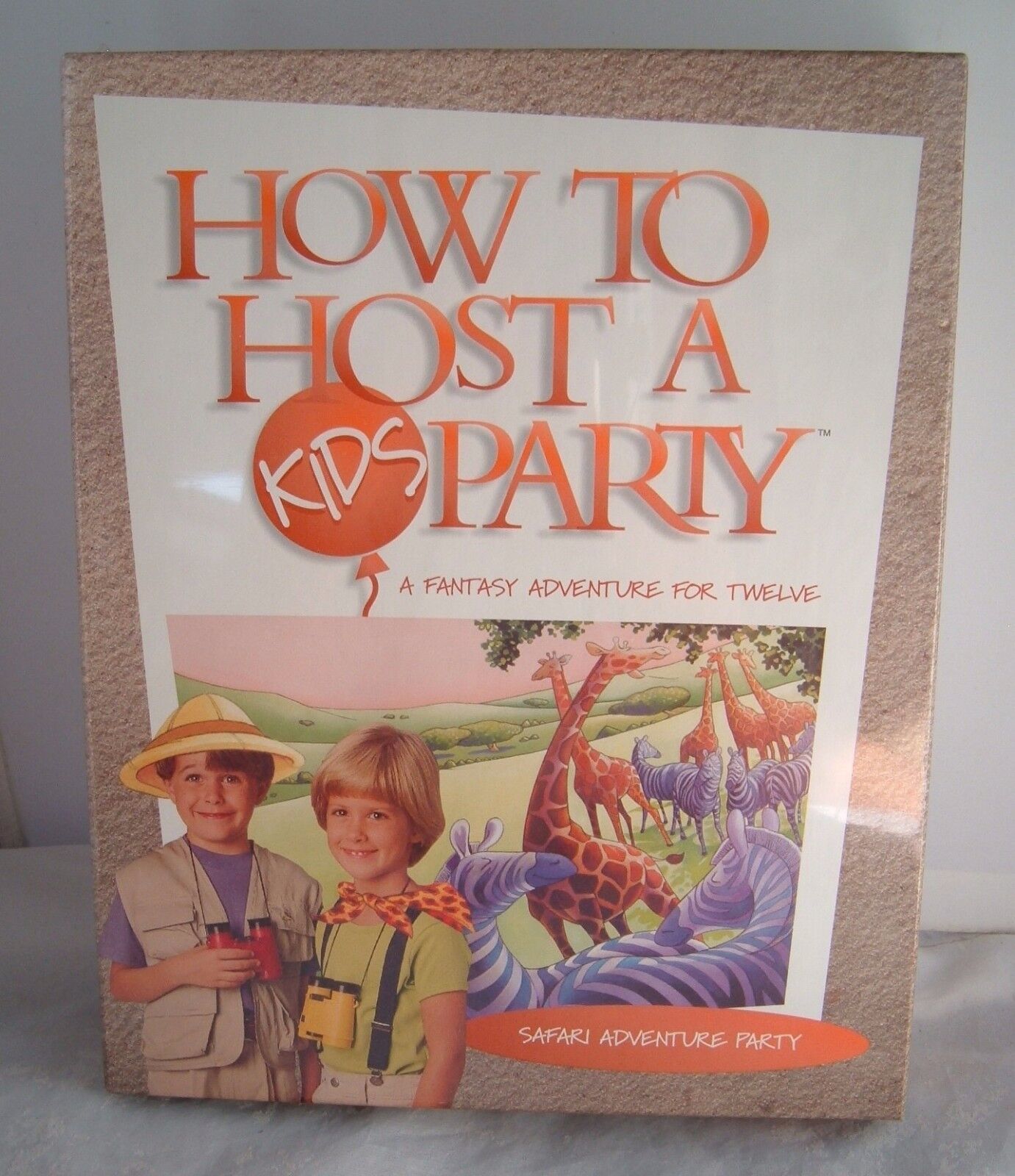Vtg 90s Safari Adventure for Twelve How to Host a KIDS Party 1997 NOS - $14.80