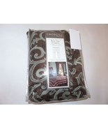 Croscill Yorkville Pole top Drapery panels Drapes Brown Blue - $107.85 CAD