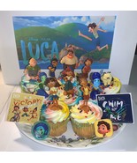 Disney Luca Cake Toppers Set of 14 With 10 Figures Fun!  - $21.97 CAD