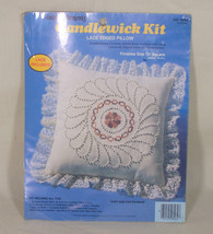 Craft Kit Candlewick Creative Moments Vintage 1983 Pin Wheel  Lace Edged... - $15.00
