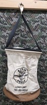 KLEIN TOOLS 150lbs Capacity Bucket Bag Canvas Straight Wall Off White 51... - $132.66