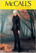 McCall&#39;s Sewing Pattern 7456 Cosplay Jacket Stirrup Leggings Cape Size 6-14 - £6.29 GBP