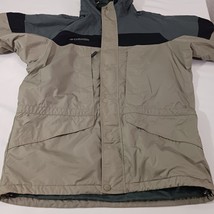 Columbia XM5205 Men’s Brown/Black Full Zip Jacket with Hidden Hood Size Medium image 14