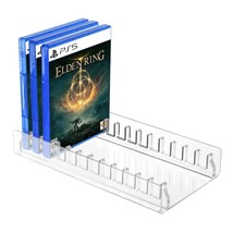 Acrylic Video Game Storage Organizer Stand For Ps5 Ps4 Ps3 Game Case Sto... - £38.44 GBP