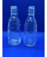 2 Clear Glass 1.7 oz Maple Syrup Empty Bottles - £4.76 GBP