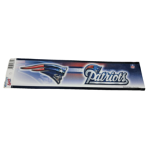 New England Patriots NFL Football Wincraft Bumper Sticker Logo 2000&#39;s New - £7.71 GBP