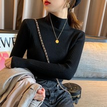 Half high collar sweater bottoming sweater women wear in autumn and winter 2022  - £71.24 GBP