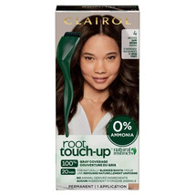 Clairol Natural Instincts Root Touch Up Permanent Root Color #4 DARK BROWN - £19.36 GBP