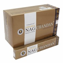 Vijayshree Golden Nag Chandan Incense Stick Export Quality Masala AGARBATTI 180g - £19.66 GBP