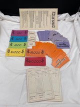 1979 Careers Board Game Replacement Pieces Cards Money Score Cards Parker Bros - £7.67 GBP