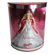 2001 Holiday Celebration Barbie Doll In Box # 50304 Christmas Mattel Nrfm - £29.61 GBP