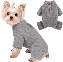  Dog Clothes Dog Sweaters for Small Dogs Winter Small Dog Sweater Jumpsuits Fl - £19.46 GBP