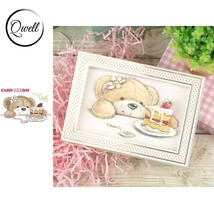 Cute Animal Little Bear Cake Clear Stamps Scrapbooking Card Making Paper... - £9.83 GBP