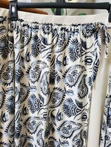 Cato Women Black &amp; White Polyester Pull-On Comfort Waist Long Maxi Skirt... - £22.06 GBP