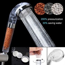 High Pressure Seoul Stone Shower Head Function Stainless Hand Held Ultim... - £15.79 GBP