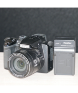 Nikon COOLPIX P500 12.1MP 36X Zoom Digital Camera - Black *TESTED* W Cha... - £50.45 GBP