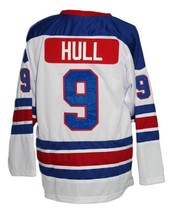 Any Name Number Jets Wha Retro Hockey Jersey New White Bobby Hull Any Size image 5