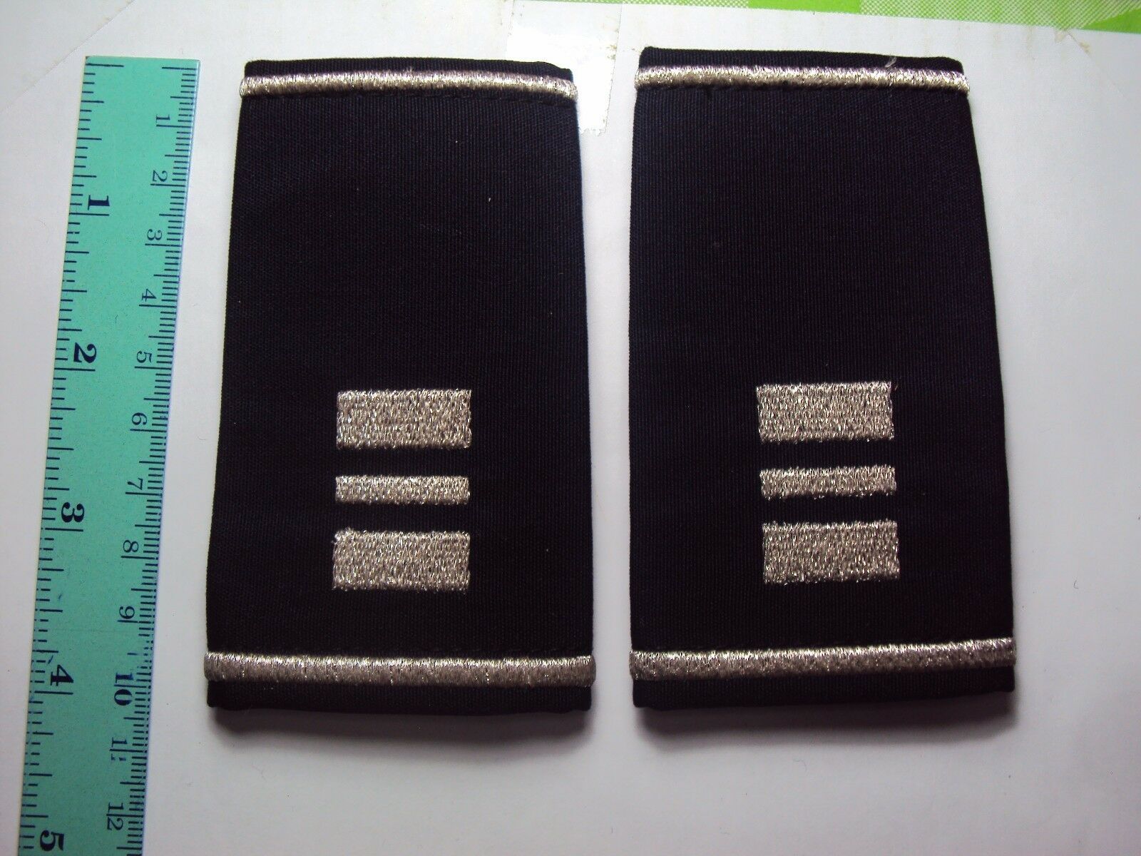SQUADRON LEADER ROYAL THAI AIR FORCE RANK SHOULDER BOARDS THAILAND - $8.60