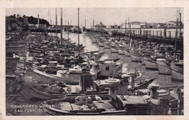 Fisherman&#39;s Wharf San Francisco California CA Postcard A20 - $2.99