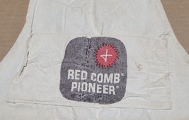 Vintage Red Comb Pioneer Advertising Apron - $29.39