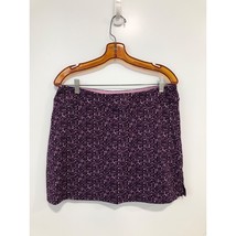 Colorado Clothing Tranquility Skort Womens Large Purple Stretch Golf Short - £11.51 GBP