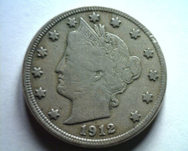 1912-D Liberty Nickel Very Fine Vf Nice Original Coin Bobs Coins Fast Shipment - £31.27 GBP