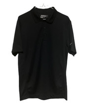 Nike Golf Tour Performance Polo Mens Dri-Fit Black Shirt Size M Med~ EUC ~ *WOW* - £29.25 GBP