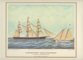 Pan American World Airways Menu Cover Clipper Ship Ocean Express Currier... - $15.84