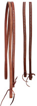 Horse 8' x 5/8" Western Harness Leather Tie Ends Barrel Contest Reins 6684 - $28.70 Horse 8' x 5/8" Western Harness Leather Tie Ends Barrel Contest Reins 6684 - $28.70