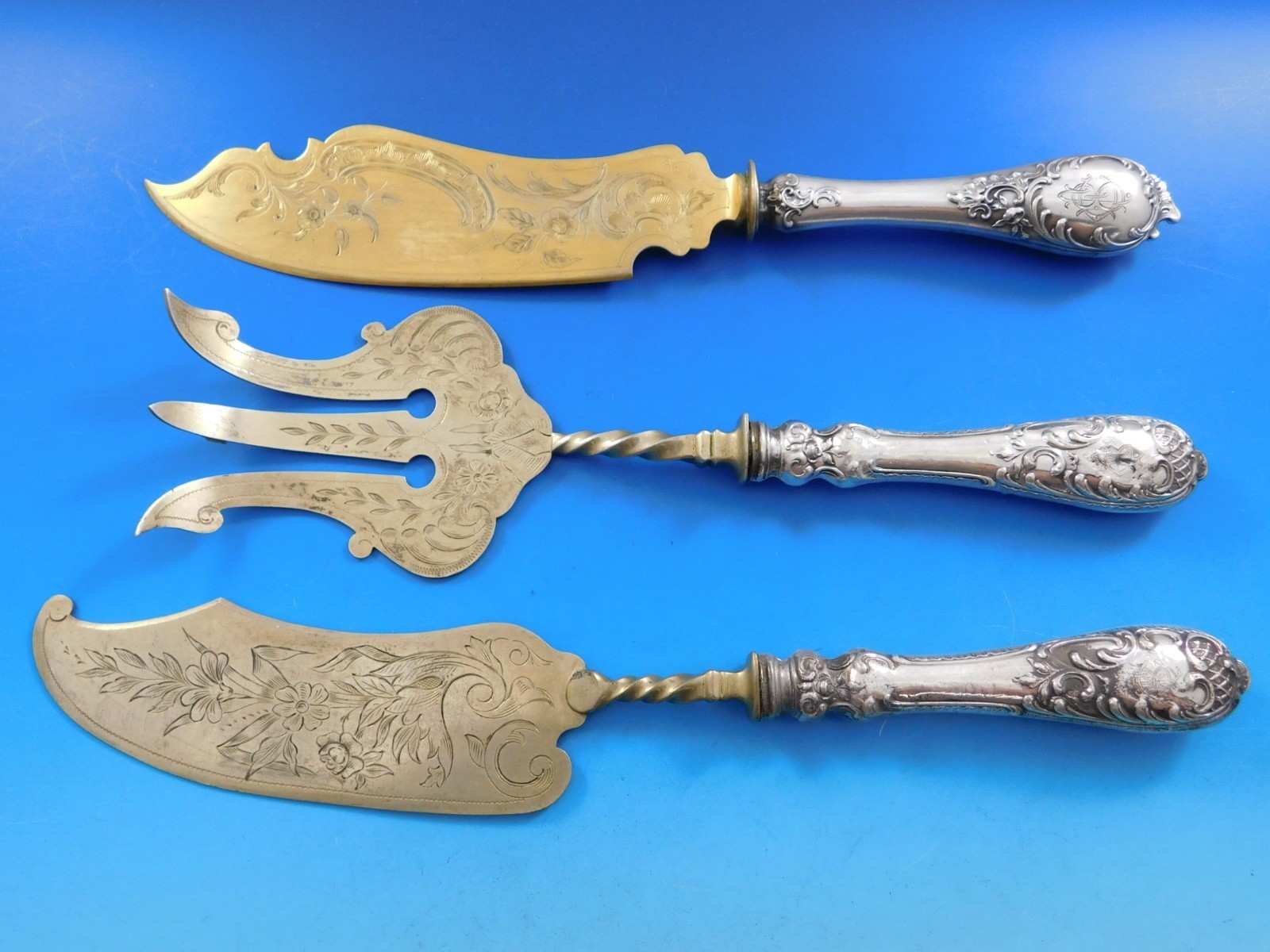 Model #150 by Bruckmann Sohn 800 Silver Flatware Set Service 175 pcs in Orig box Item image 12