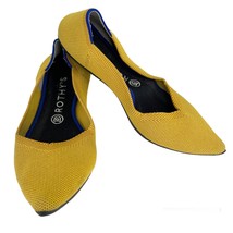 Rothy’s The Point Slip-On Flats Marigold Yellow Gold 9 Washable - £53.60 GBP