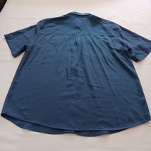 Apparenza Pockets Men's Blue Button Up Shirt Long Sleeve Size Large image 2