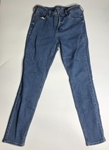 Old Navy Rockstar Super Skinny High Rise Blue Denim Jeans Size 6 - £17.18 GBP
