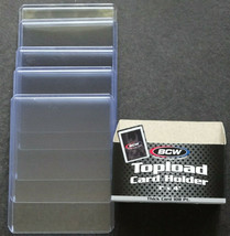 (5 Loose Holders) BCW 108pt Thick Card Top Loader Card Holder  - £3.17 GBP