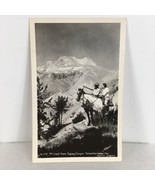 16-072 Mt Hood From Zigzag Canyon Timberline Lodge Oregon Vintage RPPC P... - $19.79