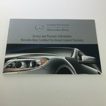 2011 Mercedes-Benz Certified Pre-Owned Service and Warranty Information - $14.20