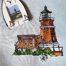 Croatia cross stitch rock lighthouse pattern pdf - Split seacoast embroidery  - £4.71 GBP
