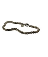 Tiffany &amp; Co Tennis Bracelet Sterling Silver 925 Venetian Chain  7.5&quot; Long - £210.75 GBP