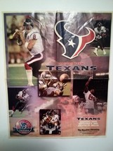 Original Houston Texans vs Dallas Cowboys Inaugural Game NFL Poster 9-8-... - £35.37 GBP