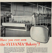 1960 Sylvania Bakery Advertisement Vintage TV Radio Electronics Supply D... - $19.99