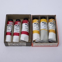 Vtg New Old Stock Artist Oil Color Paint Tubes Weber Malfa Bellini &amp; More P - £68.04 GBP