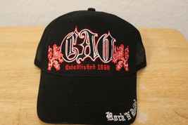 CAO Rock N&#39; Rolled Black Embroidered Baseball Cap New - $39.50