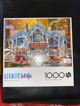 Buffalo Puzzle Retreat At The Lake Puzzle-Country Life COMPLETE WITH POS... - $19.80