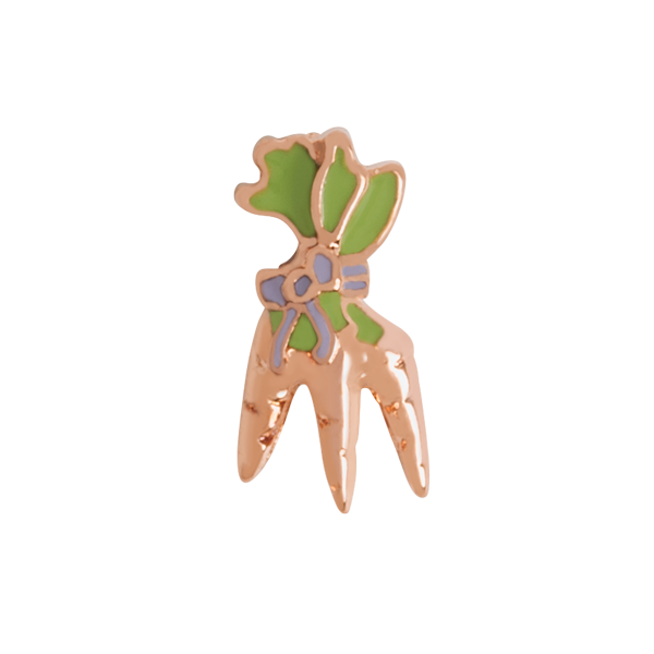 Primary image for Origami Owl Charm HOLIDAY (new) ROSE GOLD CARROTS - (CH3475)