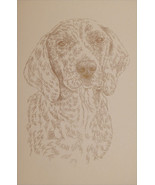 Plott Hound Dog Art Portrait Print #20 Kline adds dog name free. WORD DR... - $49.95