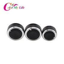 3pcs/set Car Styling Air Conditioning Heat Control Switch Knob AC Knob Fit for T - £83.25 GBP